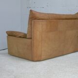Sofa by Michel Ducaroy, leather, 1978. Model Dianthus. Edited by Ligne Roset.