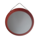 Vintage round mirror orange 60s 70s