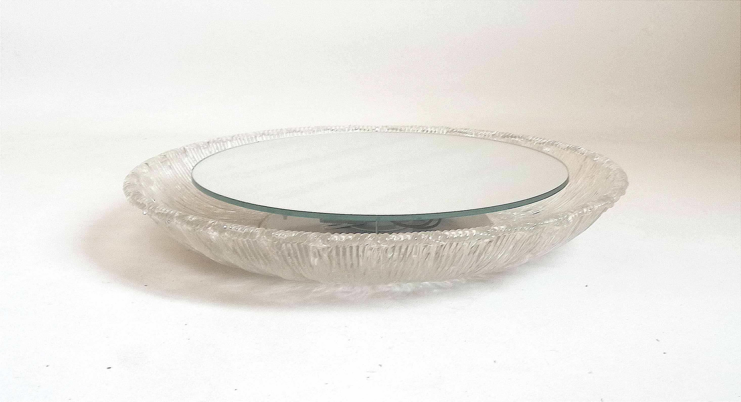 Miroir lumineux rétroéclairé hillebrand années 70