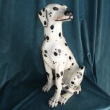 Dalmatian dog life size ceramic italian work circa 1970