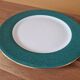 Limoges porcelain and decorated with Sologne porcelain Flat plate