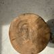 Solid wood side table (monoxyl) organic shape natural color