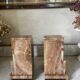 Pair of Art Deco marble and onyx bookends