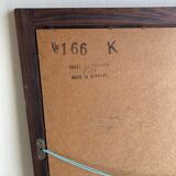 Scandinavian rosewood mirror Aksel Kjersgaard 166 for Möbel Odder 1960