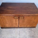Vintage low sideboard chest of drawers TV design 1960/70s