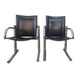 Pair of Aaren armchairs