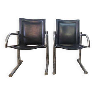 Pair of Aaren armchairs