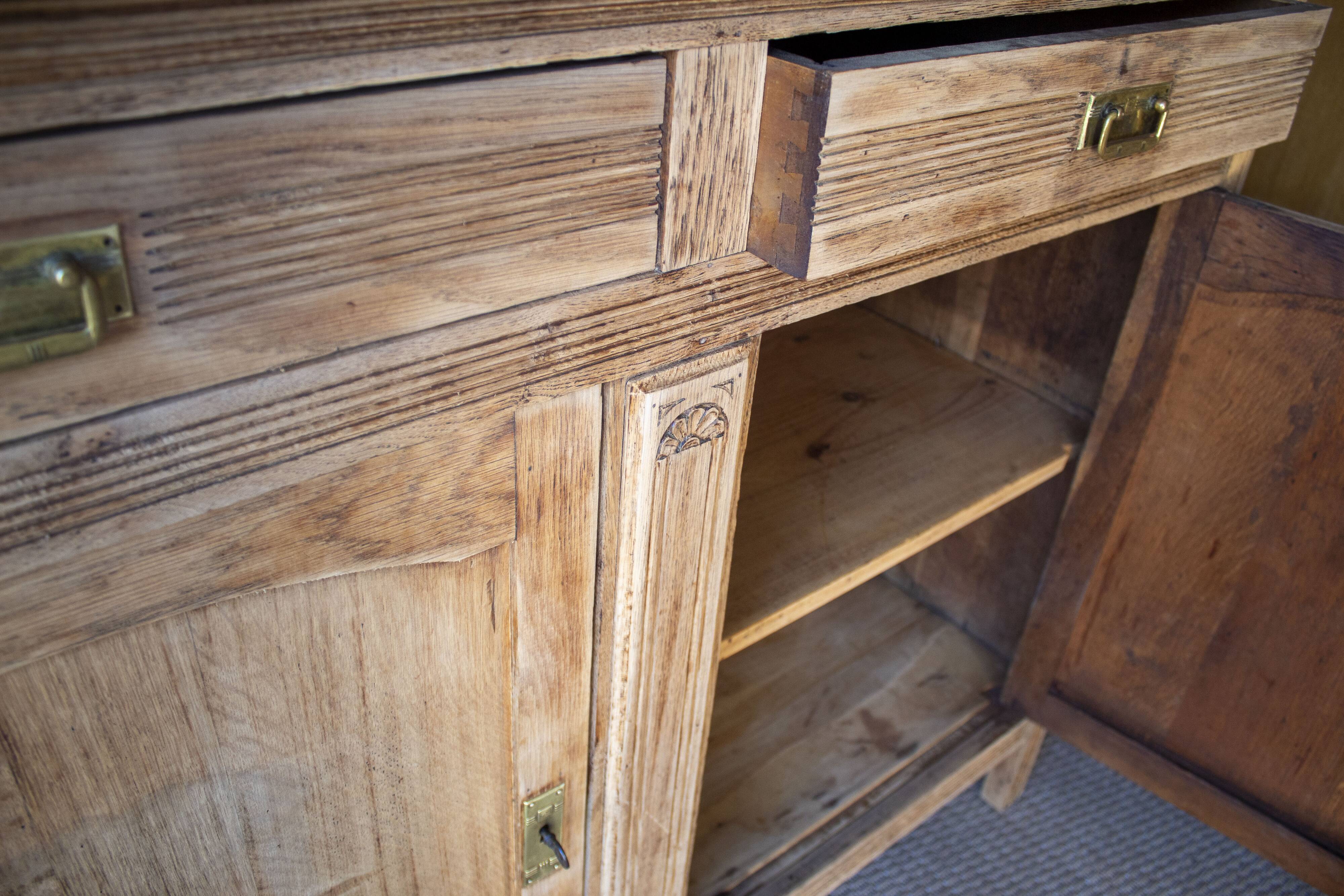 Vintage oak grand buffet