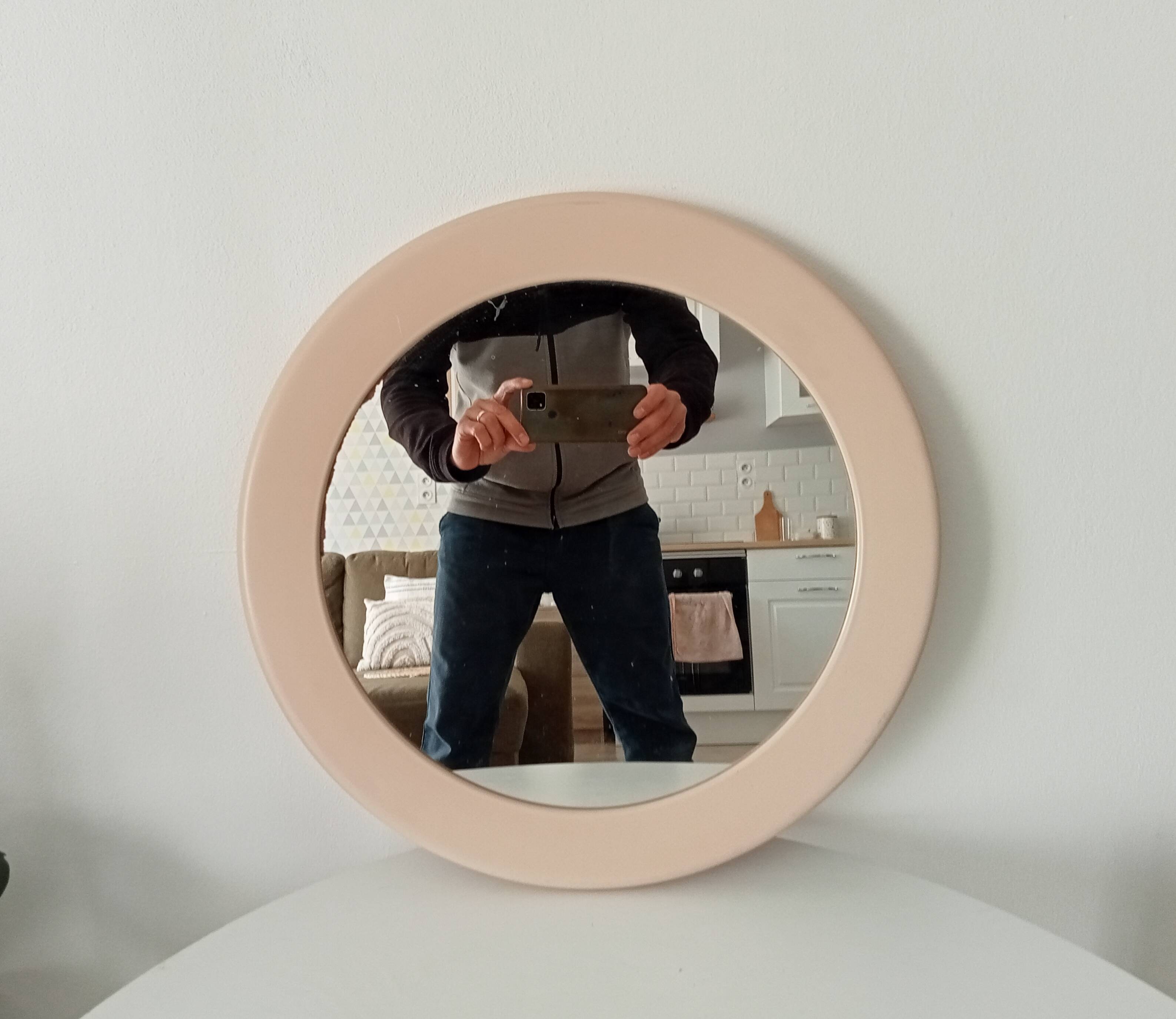 Vintage 70s round mirror Syla style