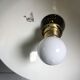 articulated desk lamp, vintage 50-year-long metal lamp. Good condition.
