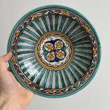 2 plats anciens artisanaux en céramique