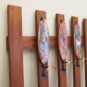 Teak hanger, Danish design, 1970s, production: Denmark