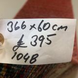 Tribal runner 366x60 cm veg dye wool