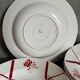Five plates "grandmother" faience of Badonviller ancient