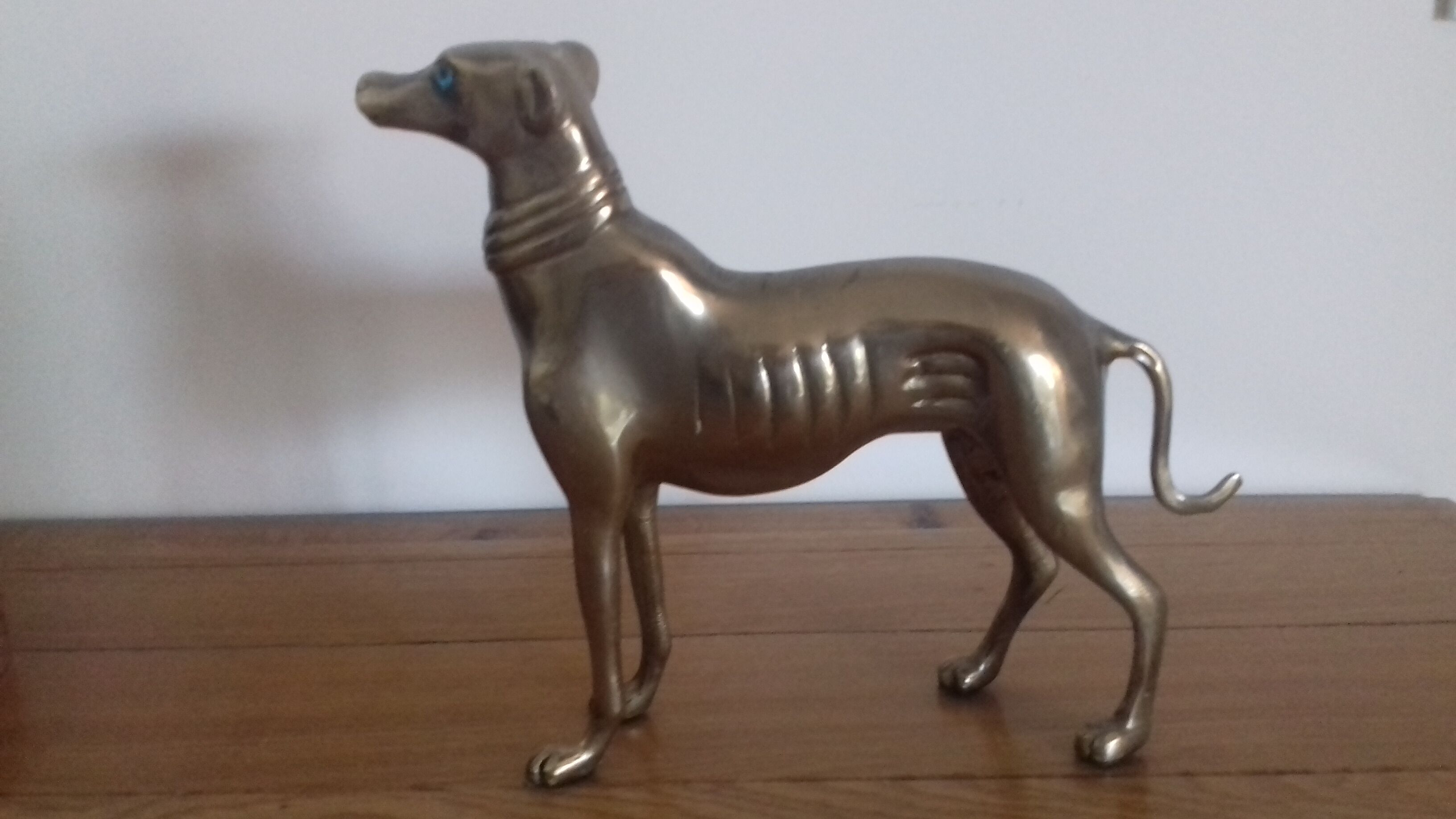 dog Greyhound brass
