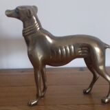 dog Greyhound brass