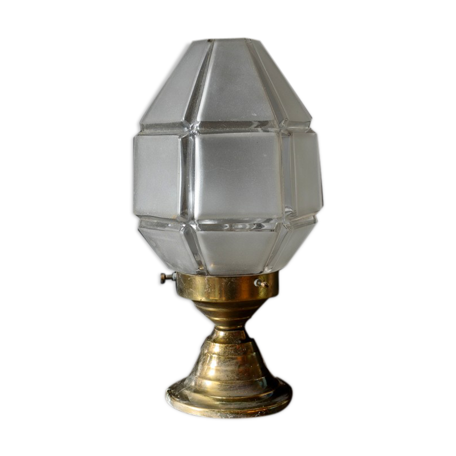 Polished glass ceiling light