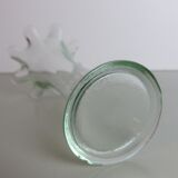 Tulip vase in transparent glass