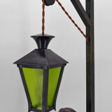 Lamp "La Bonne Soupe" by Victor Rousseau, Art Nouveau, circa 1900