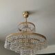 Vintage Crystal Tassel Cascade Chandelier
