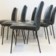 Set of 6 chairs from Pierre Guariche for Meurop 1960
