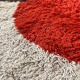 Psychedelic "Rya" carpet from Desso, Netherlands 70s.