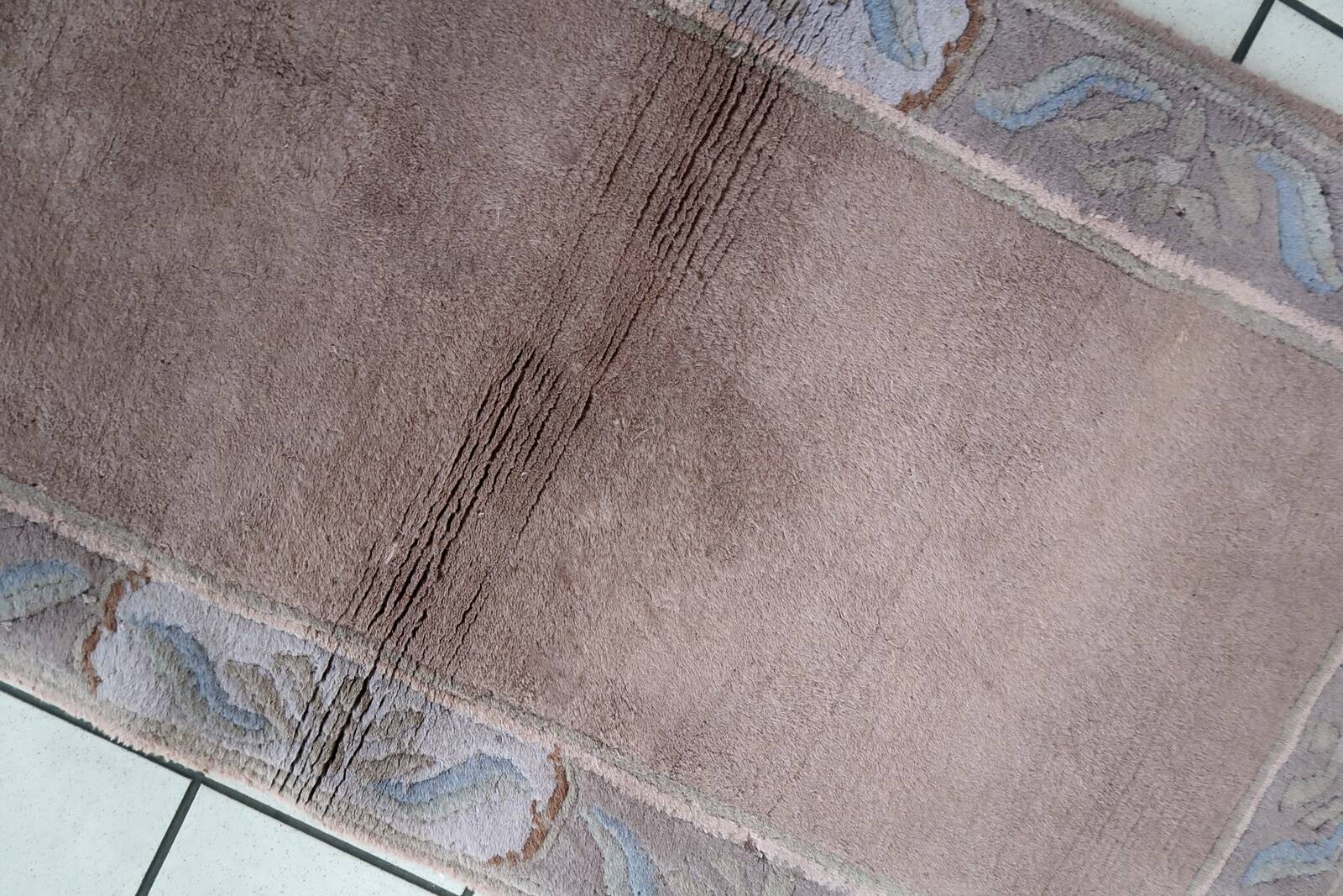 Tapis Vintage Khaden Tibétain en Laine (71cm x 141cm), Années 1970