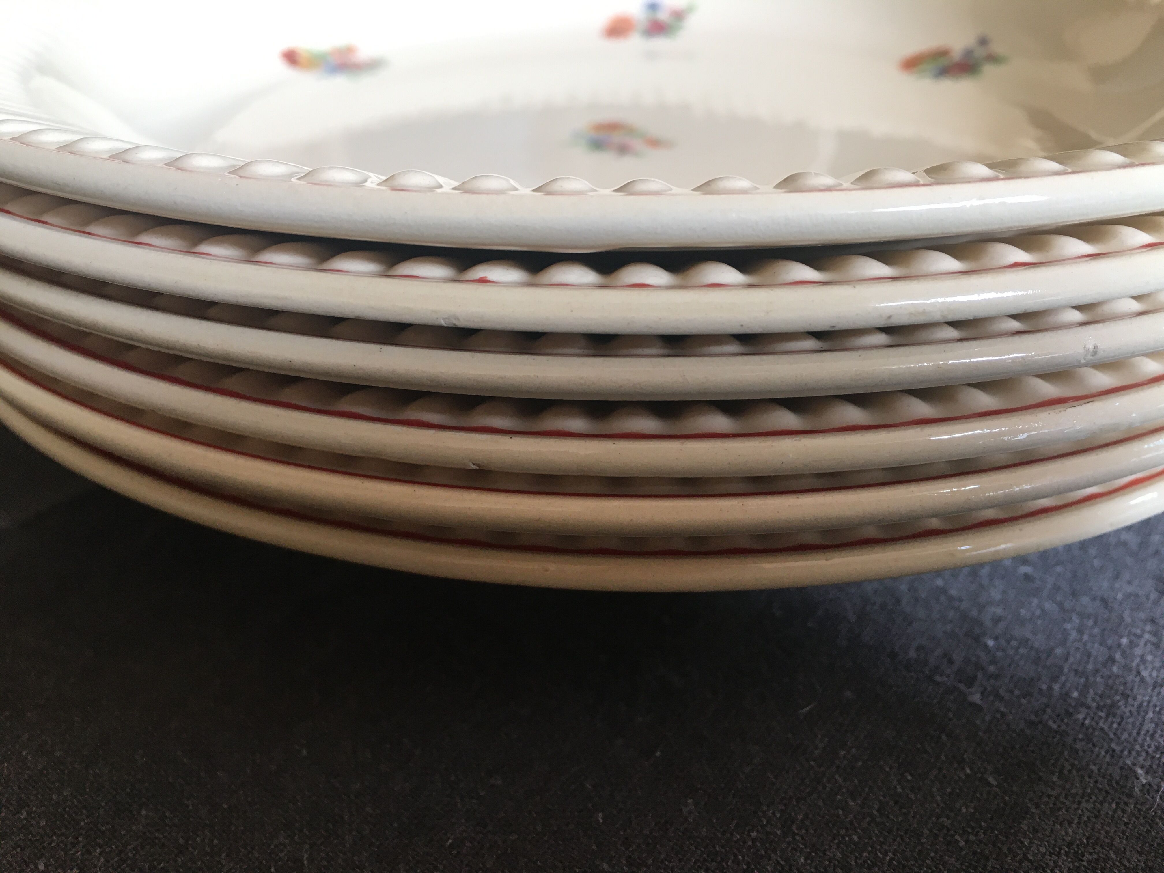 Varene brothers floral decoration plates