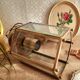 Brass and glass lantern pendant/chandelier - vintage