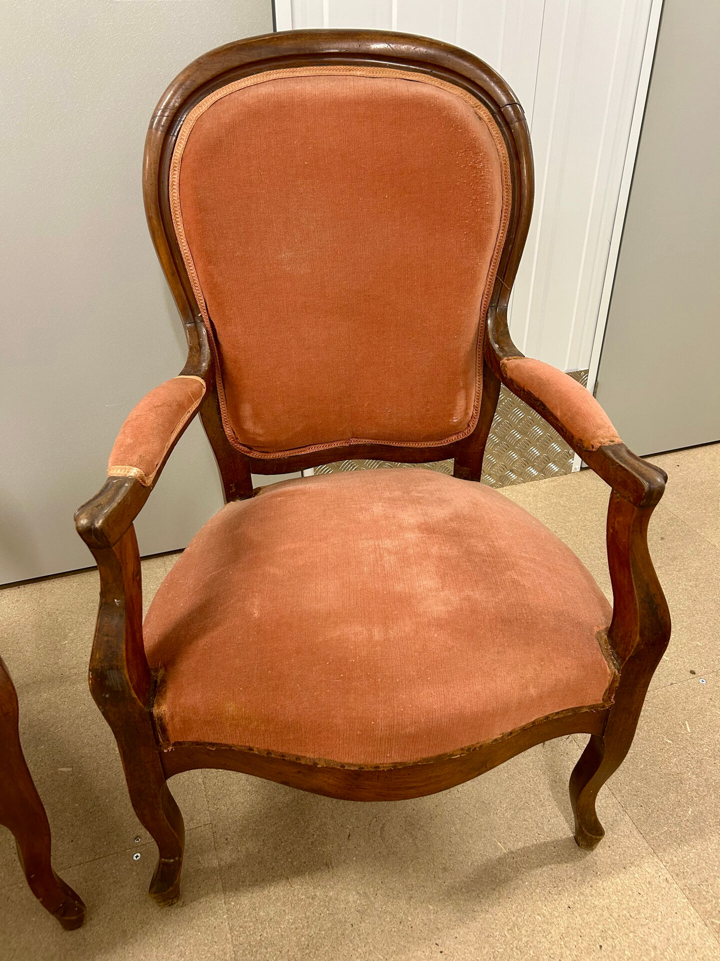Pair of Voltaire armchairs in the Napoléon III style (19th century)
