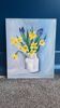 Still life bouquet of daffodils