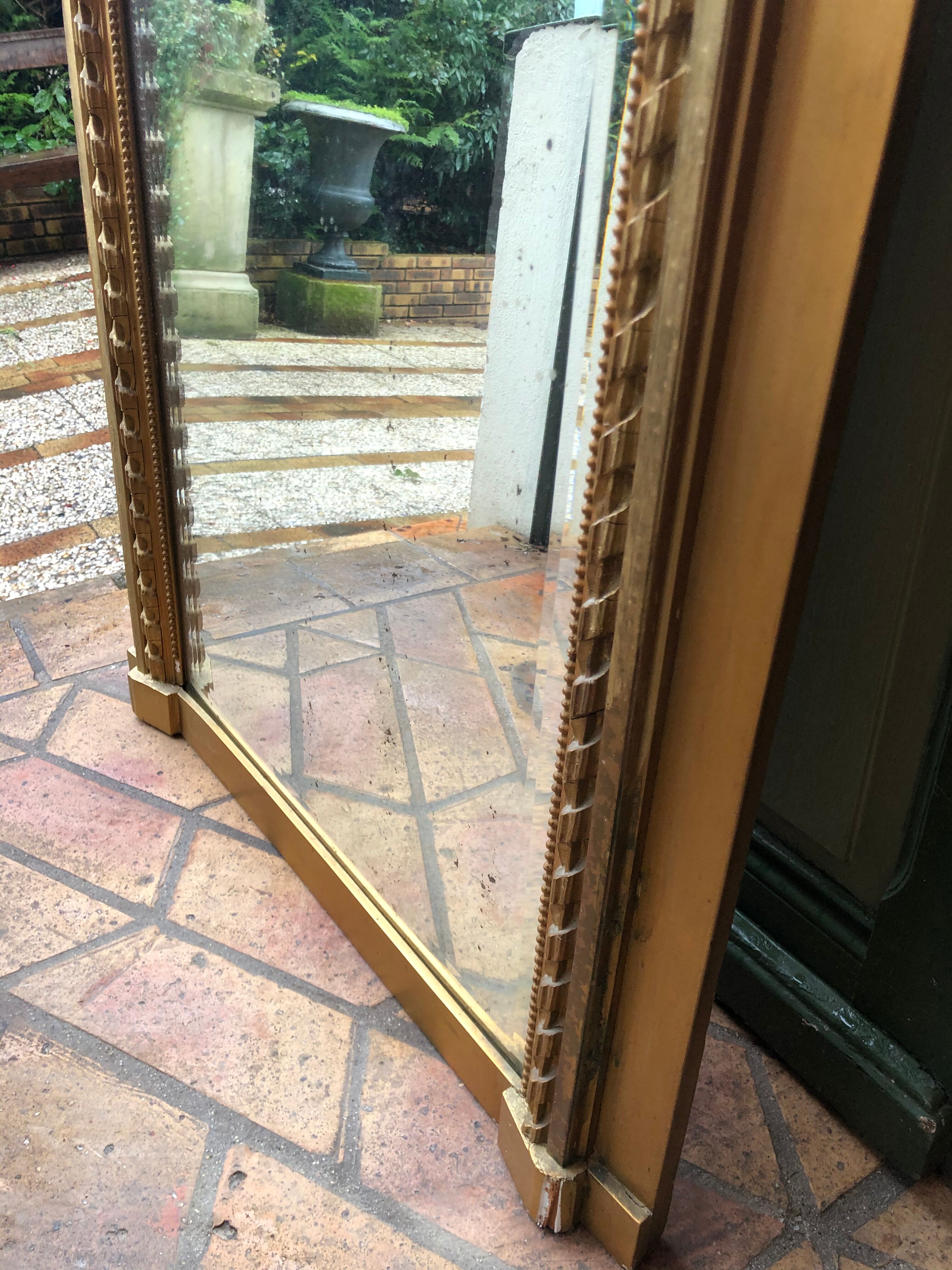 Ancient mirror trumeau 68x135cm