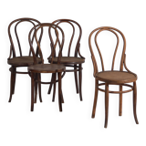 Anciennes chaises Thonet n°18 (c.1920). Ensemble de 4 pièces #11