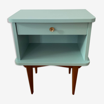 Retro green bedside table