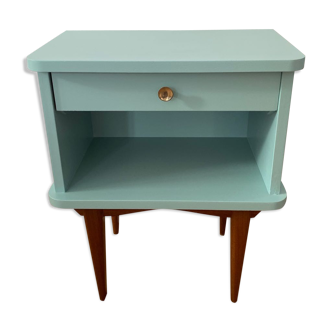 Retro green bedside table
