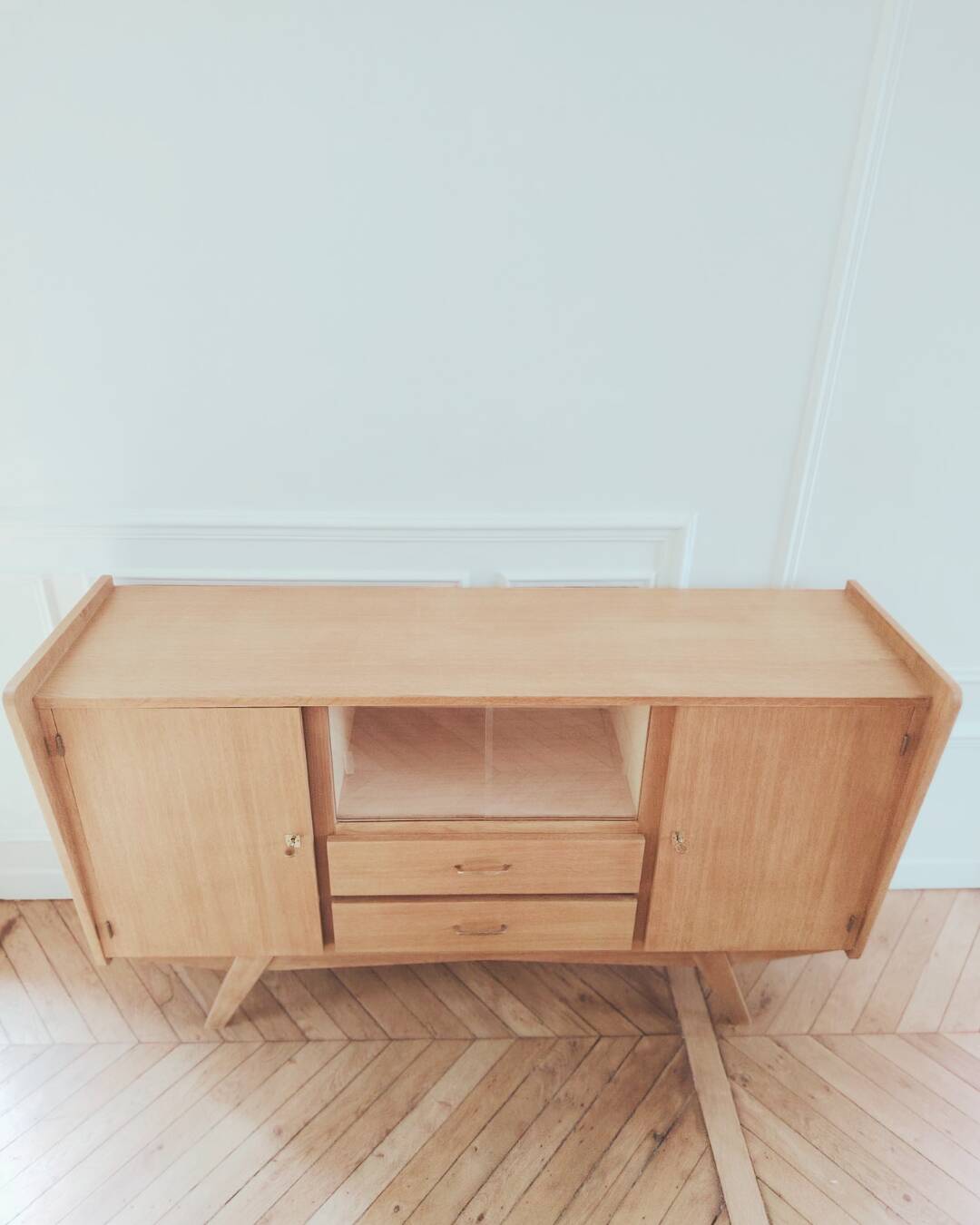 Renovated vintage sideboard/buffet, Scandinavian style, 1950s-60s.