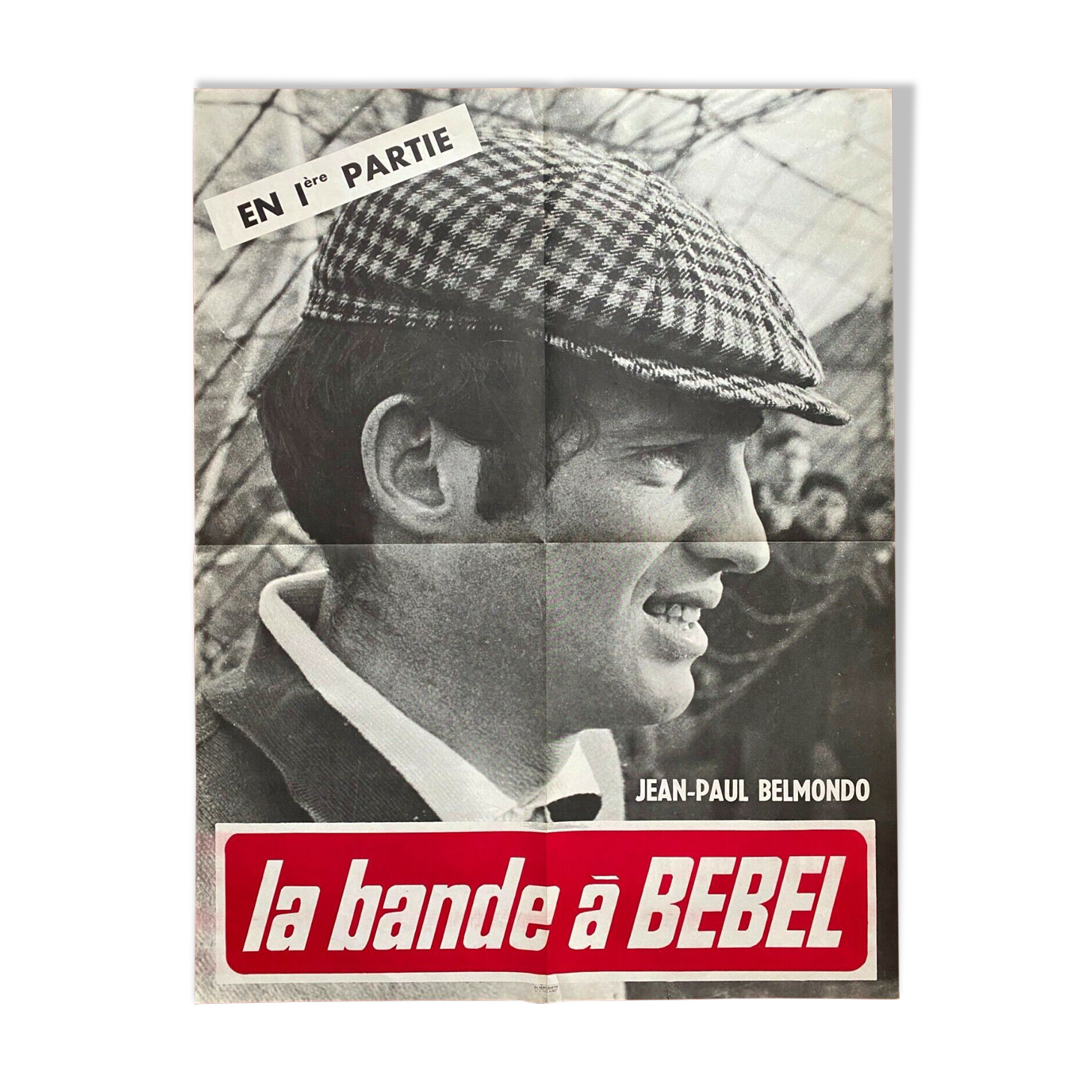 Poster "La bande a Bebel" Charles Gerard, Belmondo 60x80cm 1966