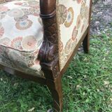 Pair of armchairs restoration 19th era