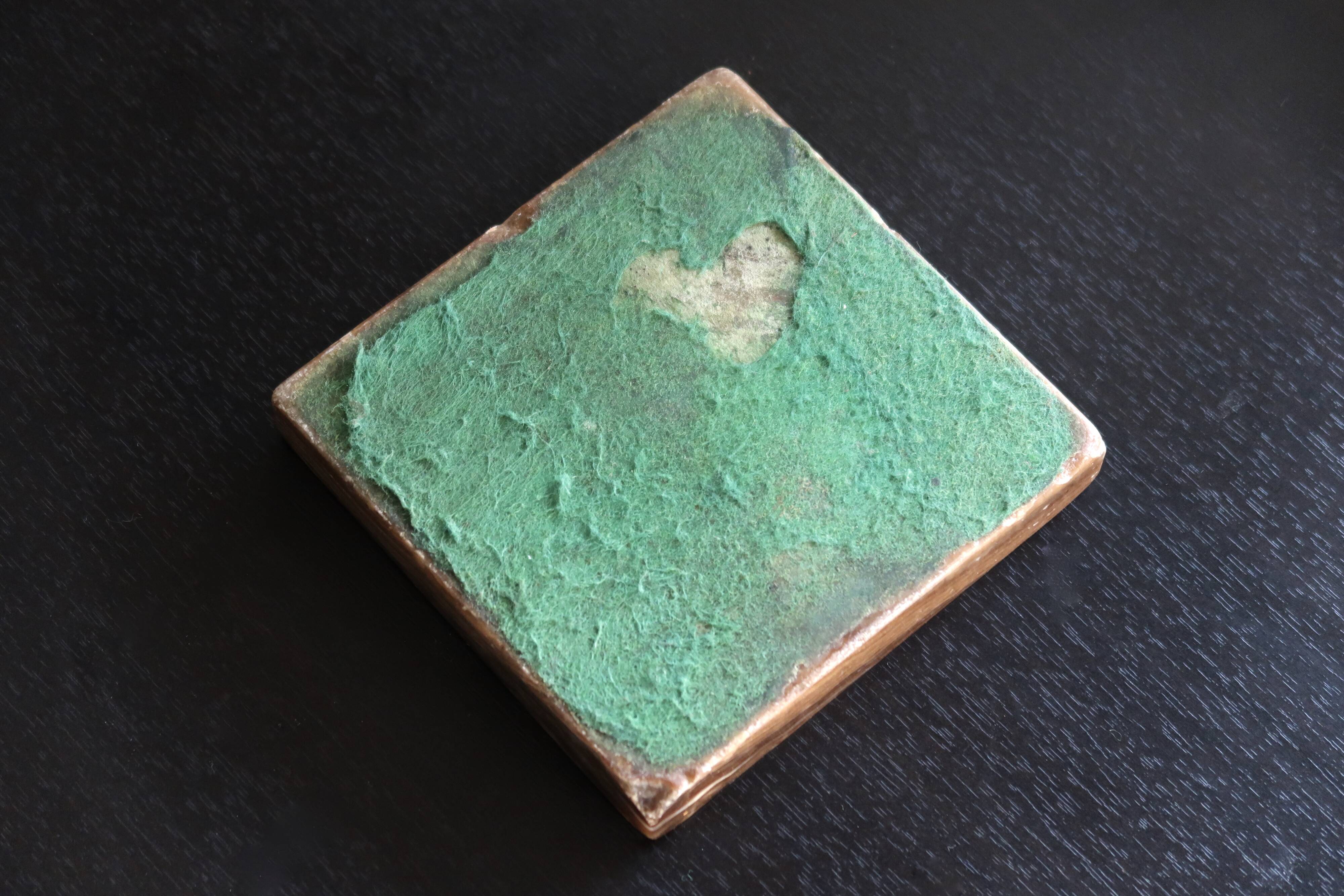 Carved stone ashtray, 70s