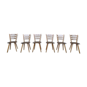 Série de 6 chaises scandinave
