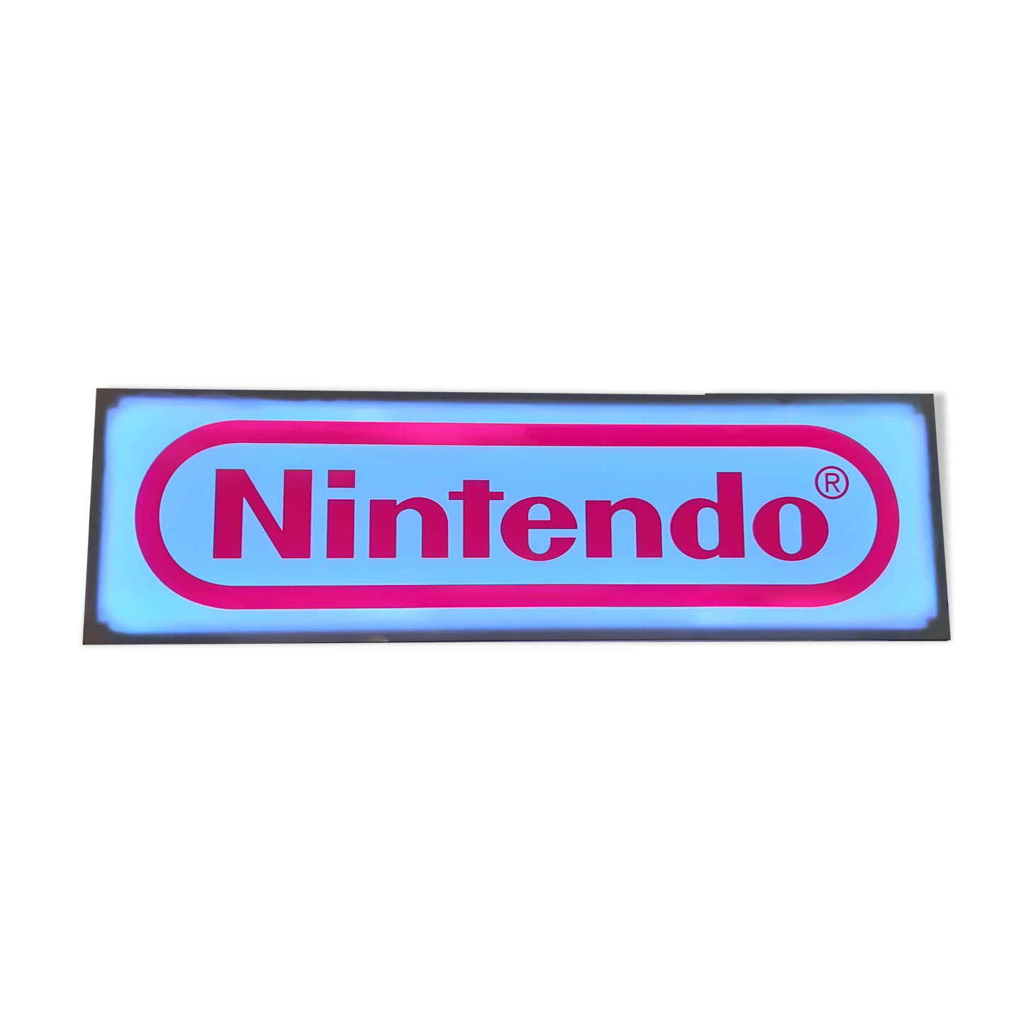 Luminous sign advertising nitendo