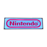 Luminous sign advertising nitendo
