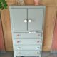 Chiffonnier vintage vert de gris