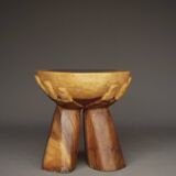 Table à manger vintage en bois massif. Années 1970