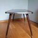 Table basse formica pieds compas fuselés