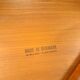 Table basse ronde en teck Niels Bach Danemark