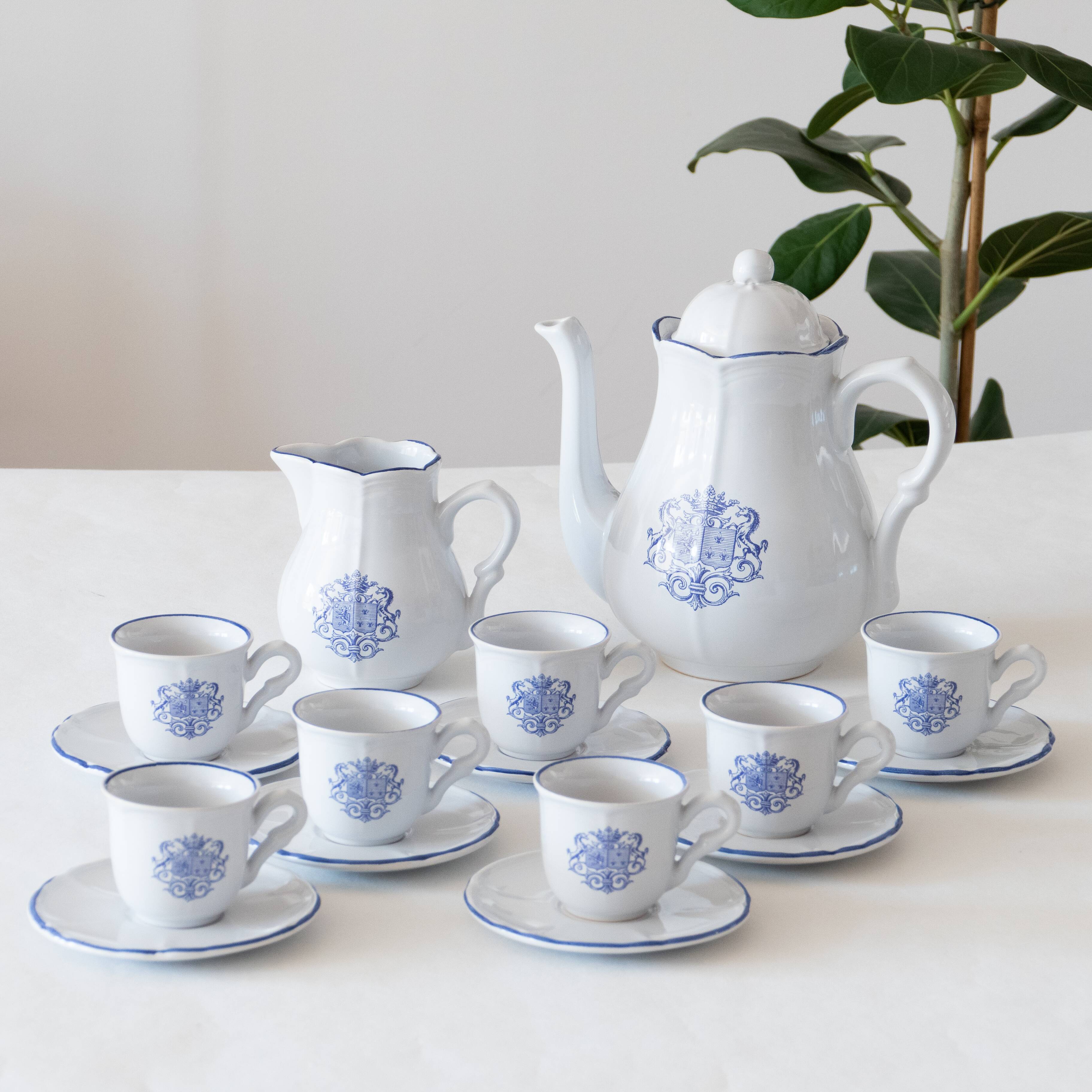 Coffee service Niderviller collection "Armorial"