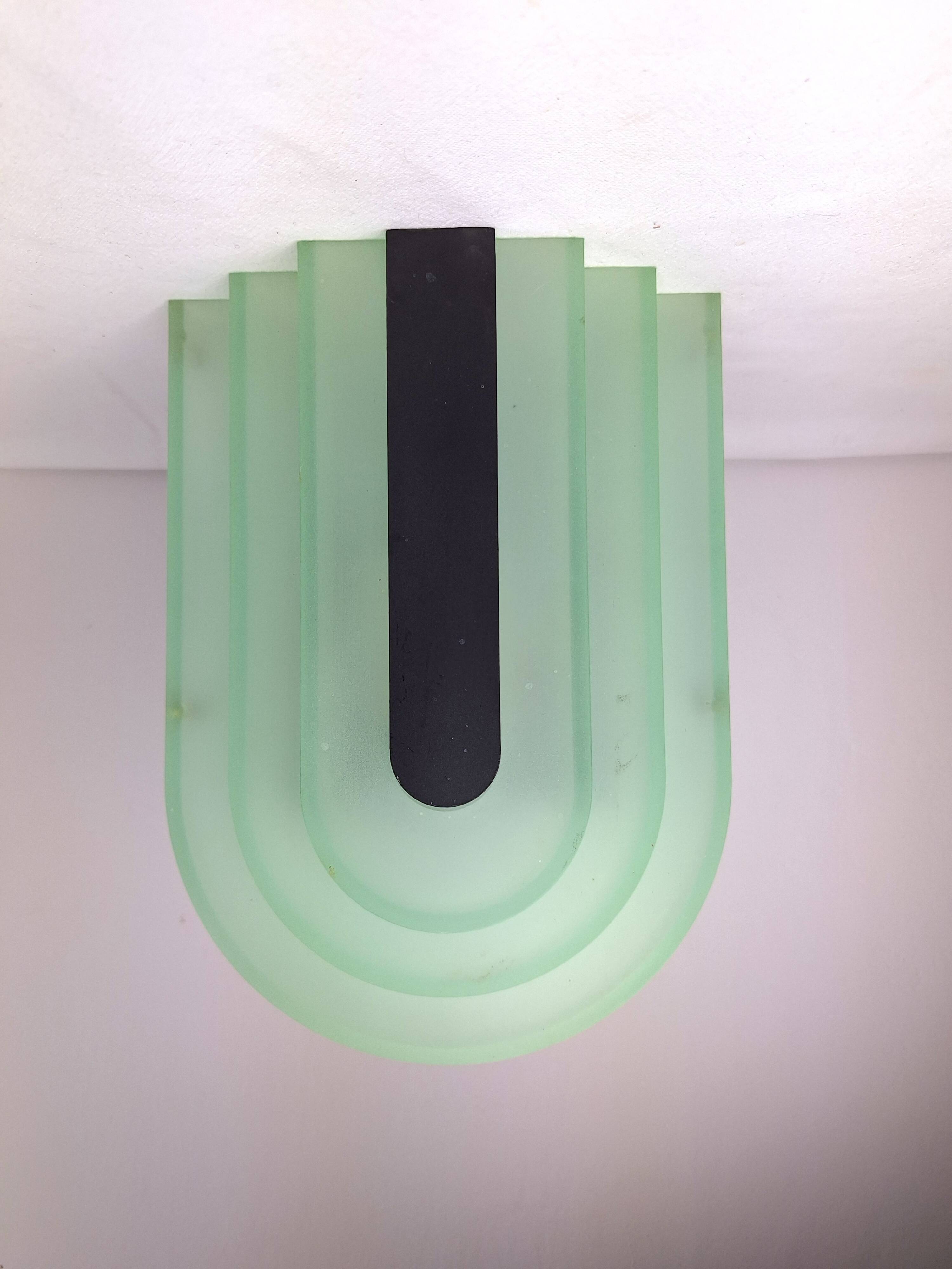 Vintage Herda Memphis wall light 1970s