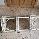 Rattan shelf
