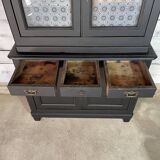 Vaisselier early XX th black patina
